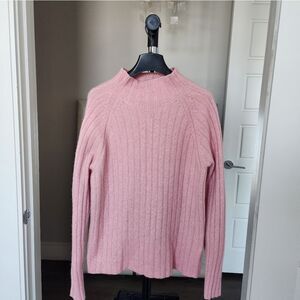 Lands' End Pink Cashmere Women's Sweater L